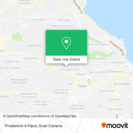 Prudencio e Hijos map
