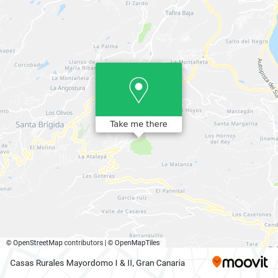 Casas Rurales Mayordomo I & II map