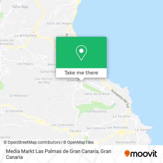 Media Markt Las Palmas de Gran Canaria map