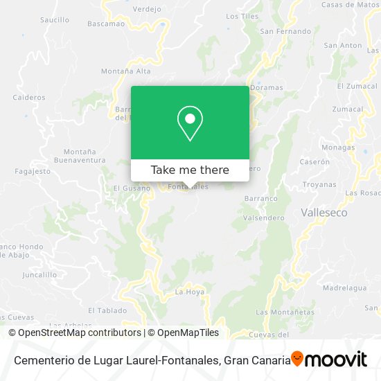 Cementerio de Lugar Laurel-Fontanales map