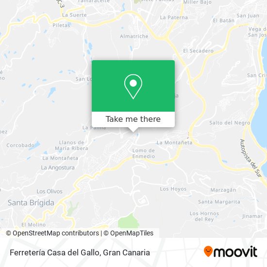 Ferretería Casa del Gallo map
