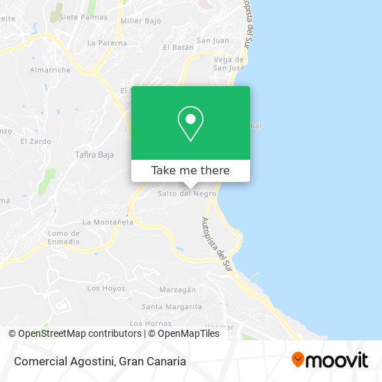 Comercial Agostini map