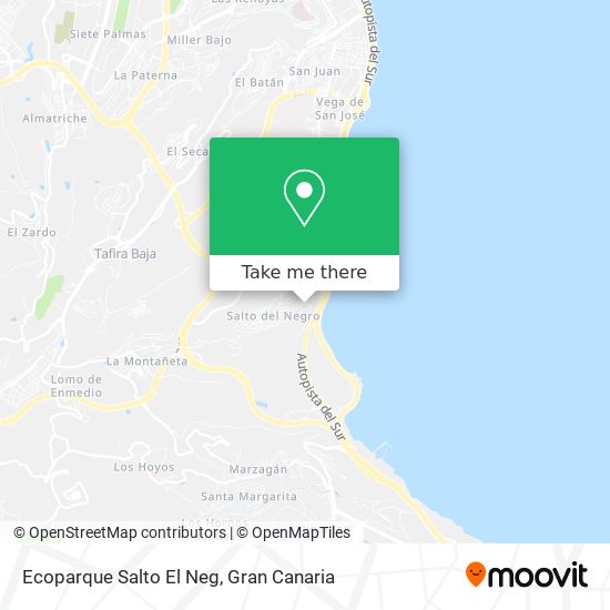 Ecoparque Salto El Neg map