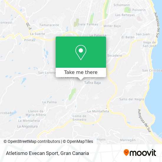 Atletismo Evecan Sport map