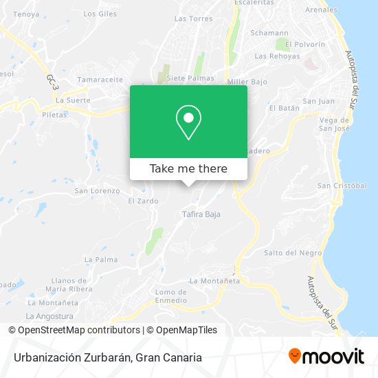 Urbanización Zurbarán map