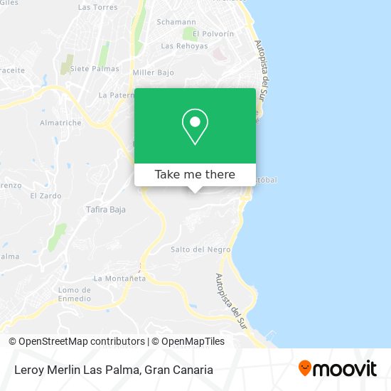 Leroy Merlin Las Palma map