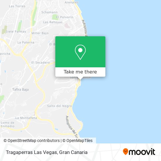 Tragaperras Las Vegas map