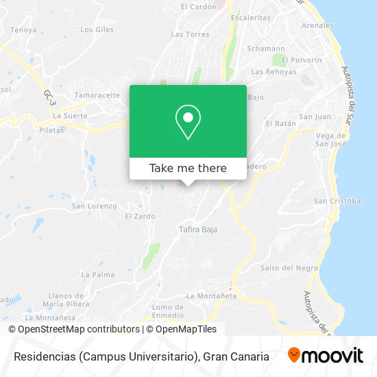 Residencias (Campus Universitario) map