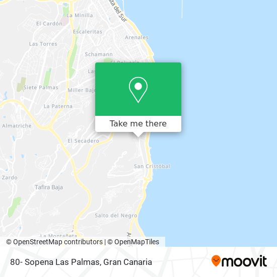 80- Sopena Las Palmas map