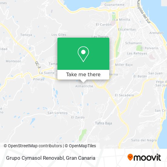 Grupo Cymasol Renovabl map