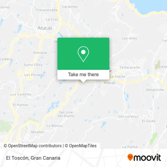 El Toscón map
