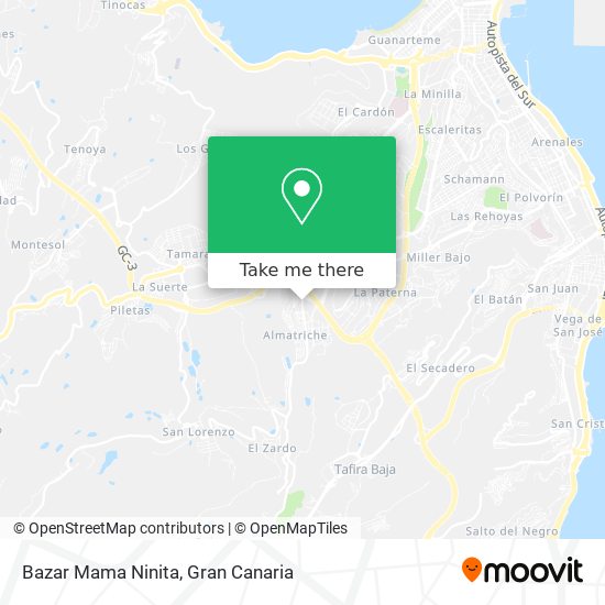 Bazar Mama Ninita map
