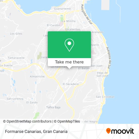 Formarse Canarias map