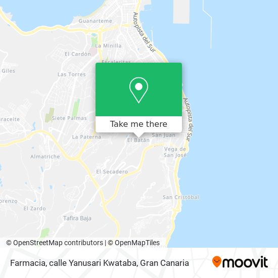 Farmacia, calle Yanusari Kwataba map