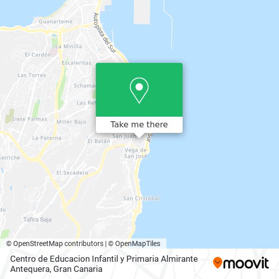 Centro de Educacion Infantil y Primaria Almirante Antequera map