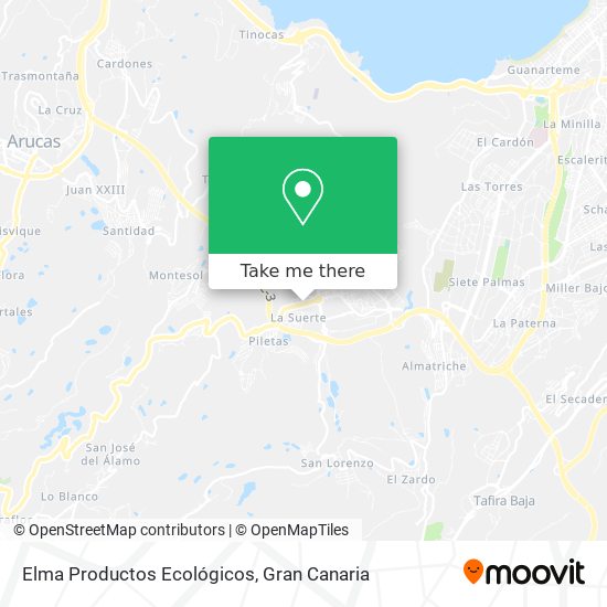 Elma Productos Ecológicos map
