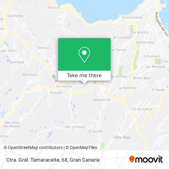 Ctra. Gral. Tamaraceite, 68 map