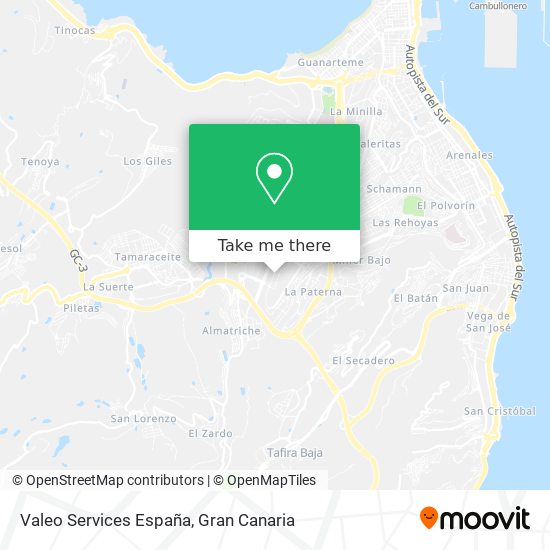 Valeo Services España map