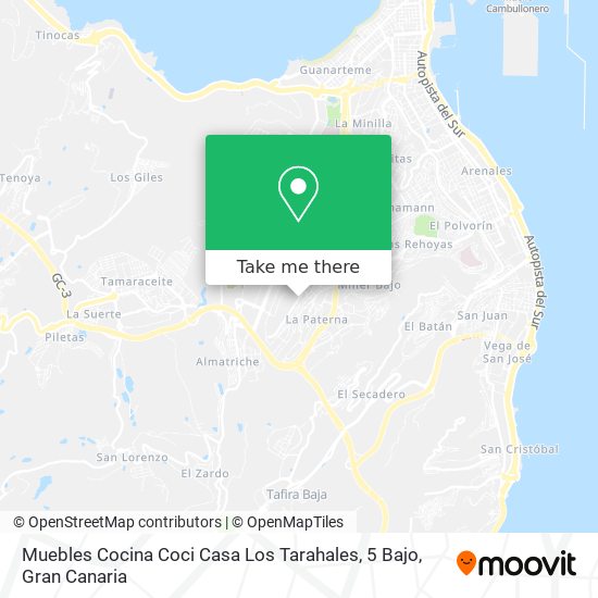 mapa Muebles Cocina Coci Casa Los Tarahales, 5 Bajo