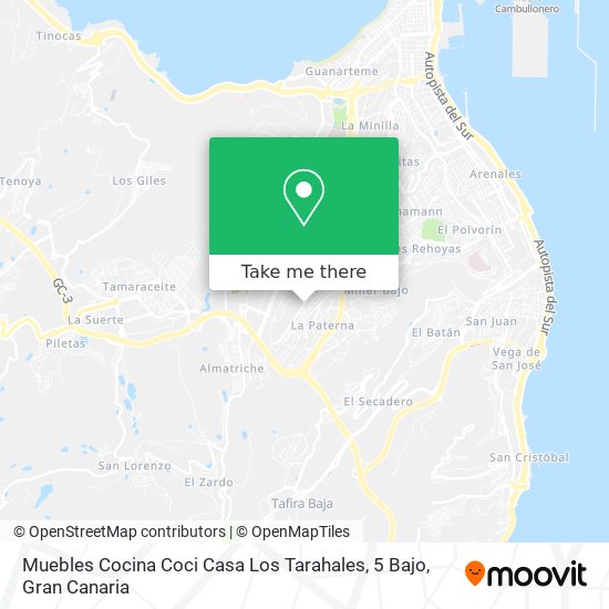 Muebles Cocina Coci Casa Los Tarahales, 5 Bajo map