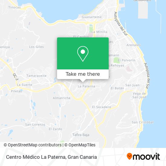 Centro Médico La Paterna map