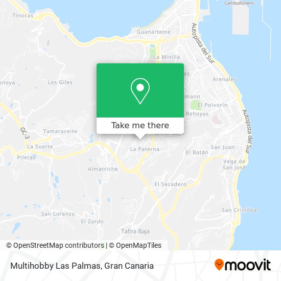 Multihobby Las Palmas map