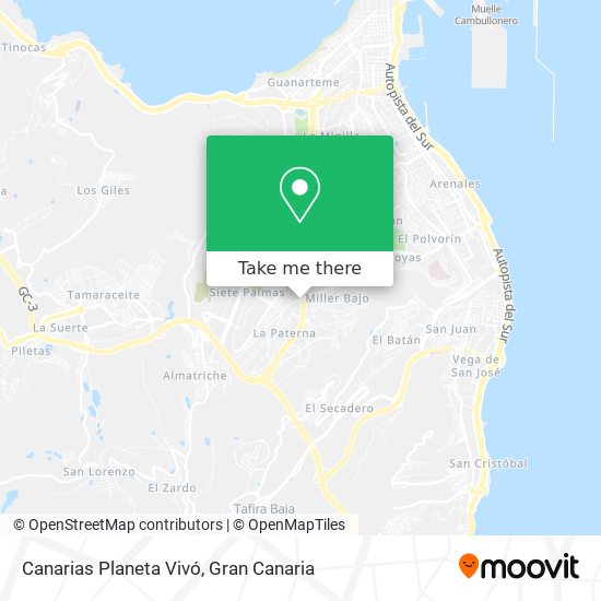 Canarias Planeta Vivó map