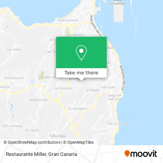 Restaurante Miller map