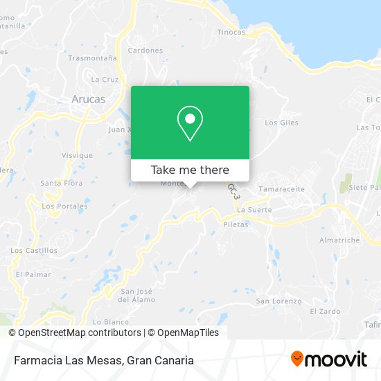 Farmacia Las Mesas map