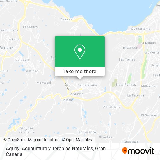 Aquayi Acupuntura y Terapias Naturales map