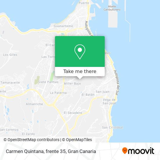 Carmen Quintana, frente 35 map