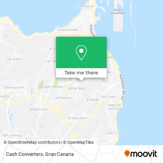 Cash Converters map