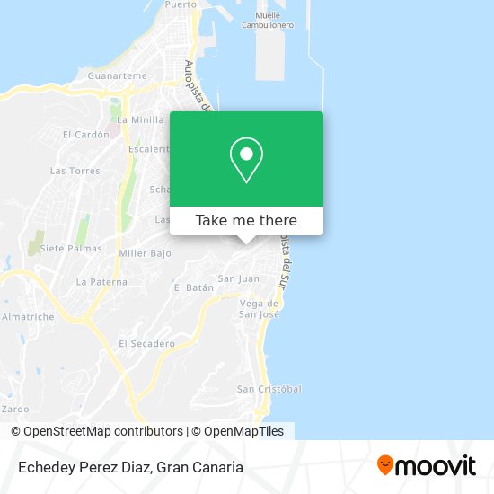 Echedey Perez Diaz map