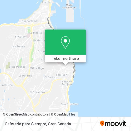 Cafeteria para Siempre map