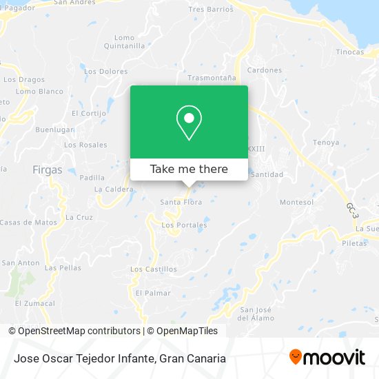 Jose Oscar Tejedor Infante map
