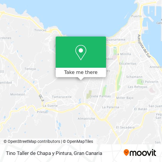 Tino Taller de Chapa y Pintura map