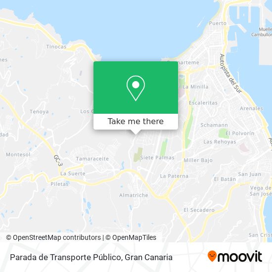Parada de Transporte Público map