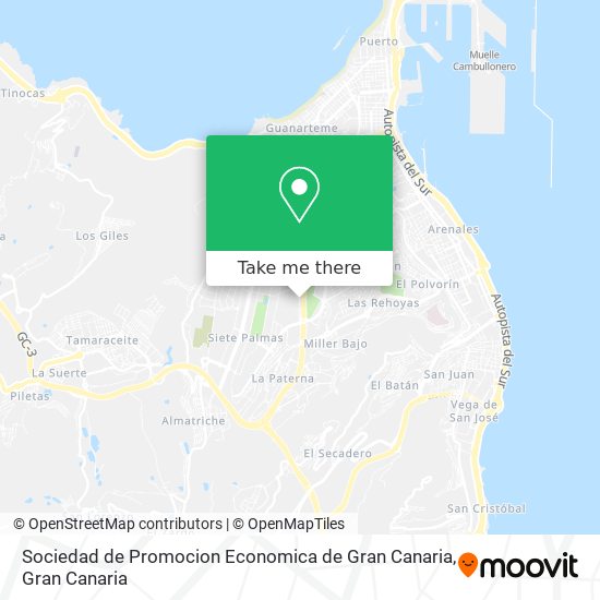 Sociedad de Promocion Economica de Gran Canaria map