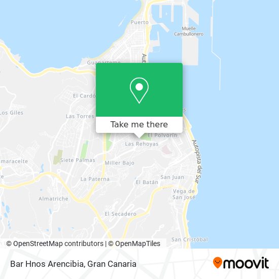 Bar Hnos Arencibia map