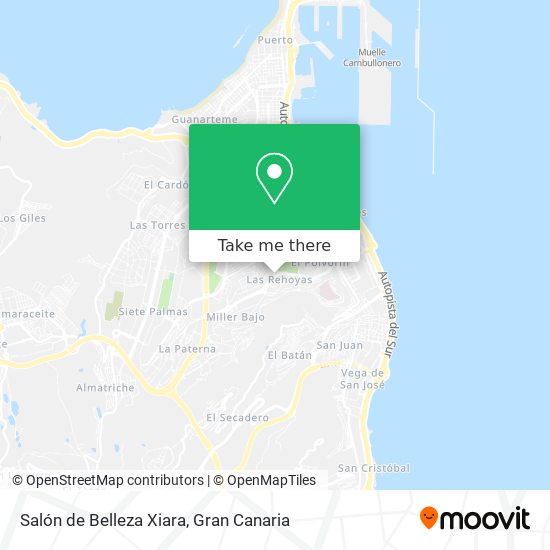 Salón de Belleza Xiara map