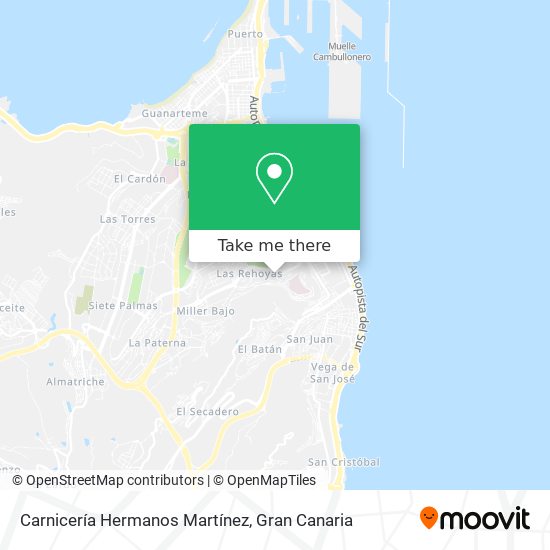 Carnicería Hermanos Martínez map