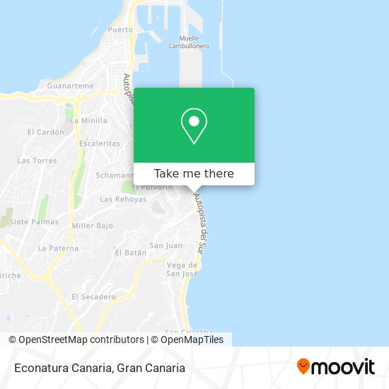 Econatura Canaria map