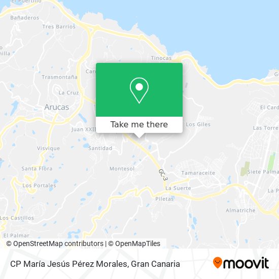 mapa CP María Jesús Pérez Morales