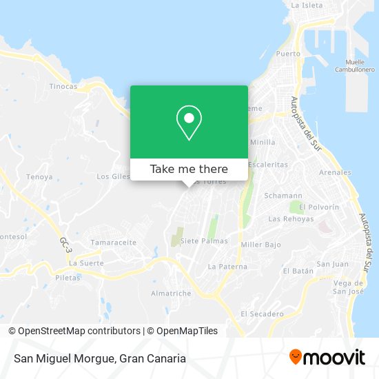 mapa San Miguel Morgue