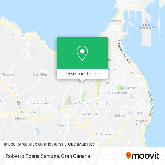 Roberto Ebana Santana map