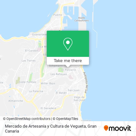Mercado de Artesanía y Cultura de Vegueta map