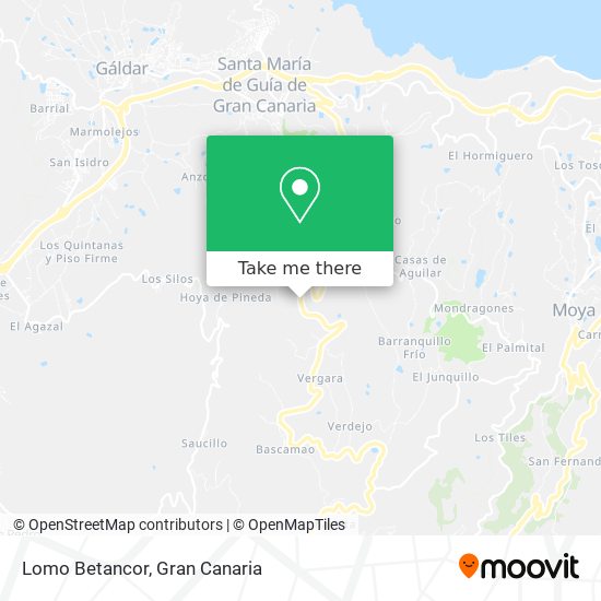 mapa Lomo Betancor