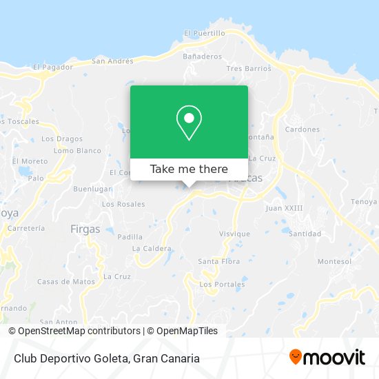 mapa Club Deportivo Goleta