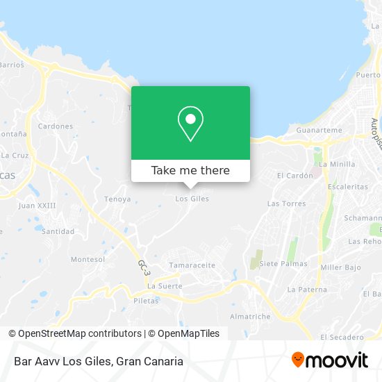 mapa Bar Aavv Los Giles