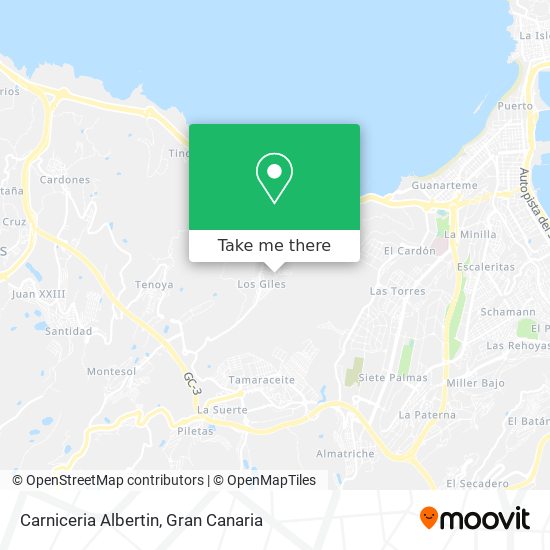 Carniceria Albertin map
